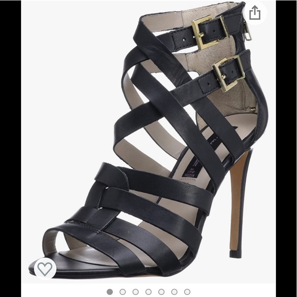 Steve Madden “Gorgeous, weave strap heel sandals sz 9 - Picture 8 of 11